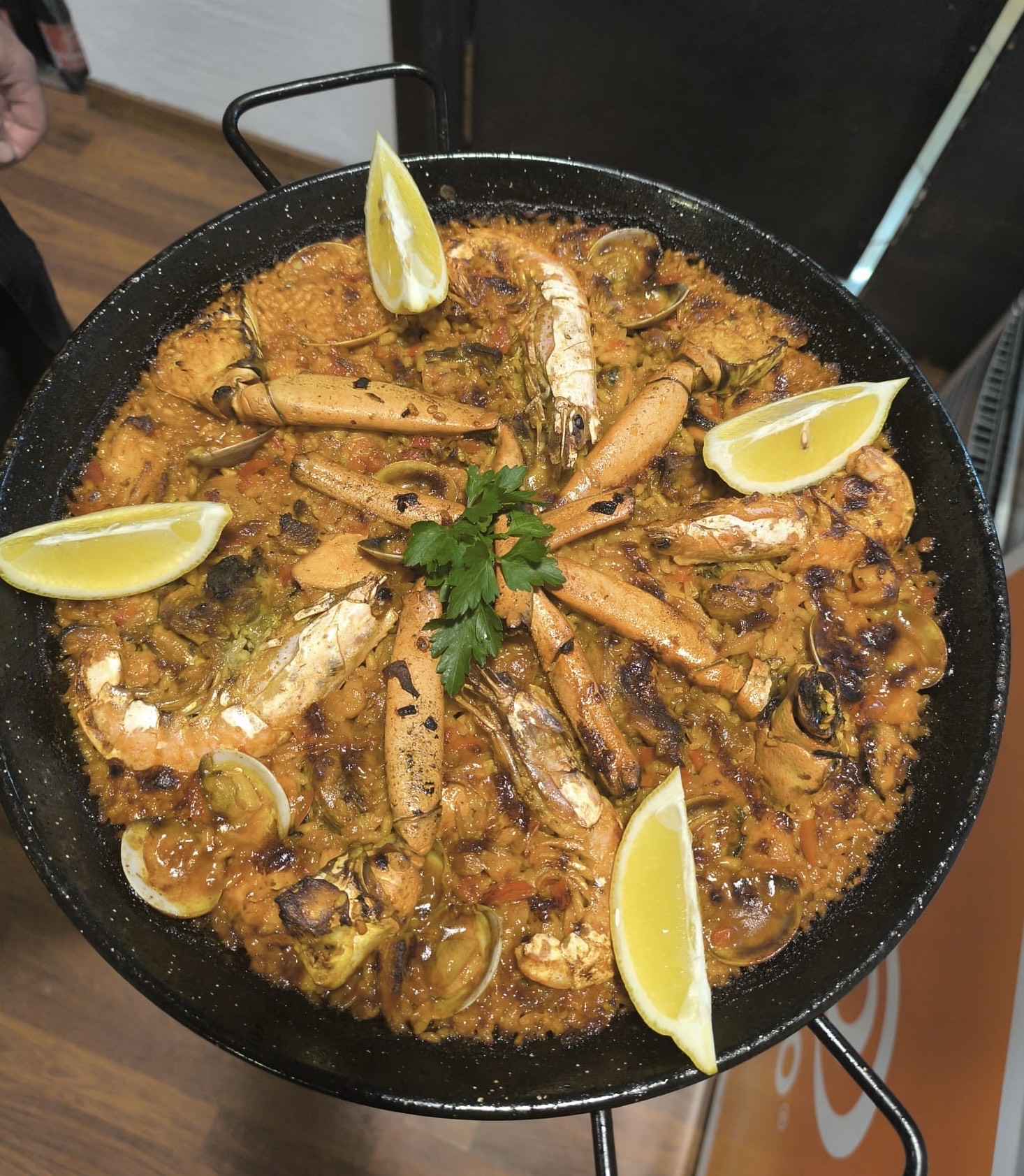 Paella de marisco